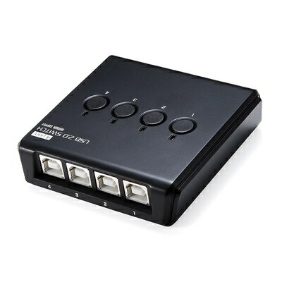 【中古】（新古品） サンワダイレクト USBうつり変わり器 手動 【パソコン4：USB1】USBこしき役立つこと付 印刷工 外後ばらいHDD 鍵盤 二十日鼠 相応う 400-SW021