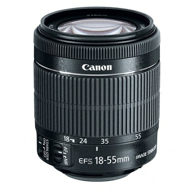 【中古】（新古品） CANON ZOOM LENS EF-S 18-55mm 1:4-5.6 IS STM