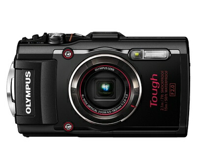 【中古】（新古品）  OLYMPUS デジタル写真機 STYLUS TG-4 Tough 黒いこと 1600万絵素CMOS F2.0 15m 雨合羽 100kgf耐荷重 GPS+陰電子羅針儀\u0026内蔵Wi-Fi TG-4 BLK