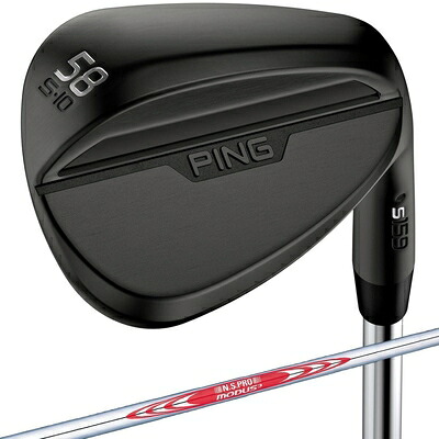【中古】(新古品) ピン PING s159 Sグラインド ミッドナイト ウェッジ N.S.PRO MODUS3 TOUR 105/115/120 ウェッジ シャフト:N.S.PRO MODUS3 TOUR 105 46度 12|ベアホームズ