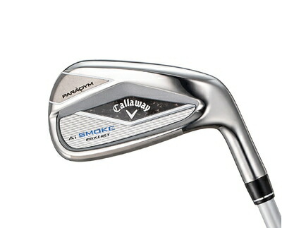 【新古品】 キャロウェイ(Callaway) 右用 アイアンセット PARADYM Ai SMOKE MAX FAST IRONS (5本セット(#7-#9,PW,SW) ELDIO 40 for Callaway A 中調子 カーボン) レディス