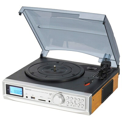 【中古】 オーム電機 AM/FMラジオ付マルチレコードプレーヤーシステム RDP-B300N