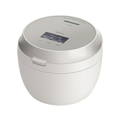 【中古】（新古品） パナソニック 炊飯器 1升 最高峰モデル ビストロ 匠技AI 加圧熱風ポンプ搭載 お手入れ部品2点 ライトグレージュ SR-V18BB-H