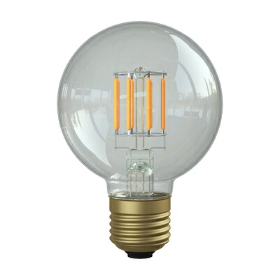 【中古】（新古品） ビートソニック OnlyOne(オンリーワン) LED電球 Siphon(サイフォン) ボール電球形 Ball70(ボール70) G70(外径70mm) 55W形相当 電球色(2700K) E26 6.0W 650lm クリアガラス LDF87D