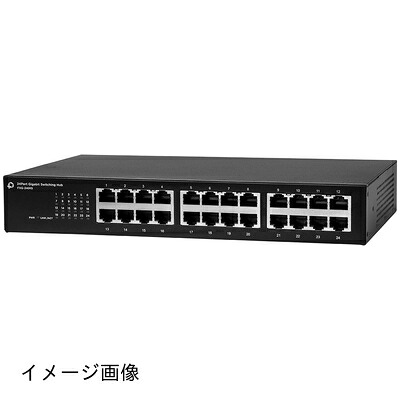 【新古品】 プラネックス PLANEX ギガビットスイッチングハブ 24ポート（電源内蔵/メタル筐体/省エネモデル） FXG-24IM5 10/100/1000Mbps｜ベアホームズ