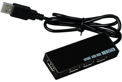【中古】（新古品） アイ・オー・データ機器 東芝ハイビジョン液晶テレビ レグザ 対応USB 2.0 ハブ USB2-HB4R