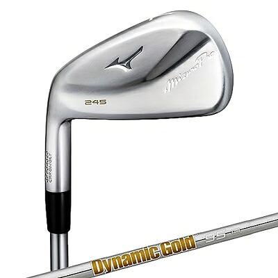 【中古】（新古品） MIZUNO(ミズノ) ゴルフクラブ ミズノプロ 245 アイアン 4番 メンズ 左打用 【カタログ純正シャフト装着モデル】 ダイナミックゴールド 95 スチールシャフト 硬さ/S200 ロフト角/21.5度 5KJWB34374