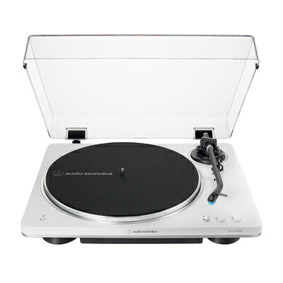 【中古】オーディオテクニカ AT-LP70XBT WS ワイヤレス フルオートレコードプレーヤー Bluetooth対応 アルミニウム合金ダイキャスト VM 型カートリッジ フォノイコライザー内蔵 33/45回転対応 ベルトドライブ aptX Adaptive Audio ホワイトシルバー|ベアホームズ