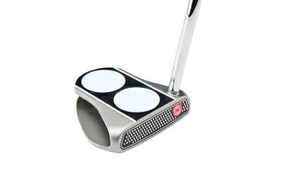 【新古品】 オデッセイ(ODYSSEY) 右用 パター MICROHINGE 2-BALL V-LINE ダブルベント (マレットタイプ Odyssey Steel 34インチ) スチール メンズ|ベアホームズ