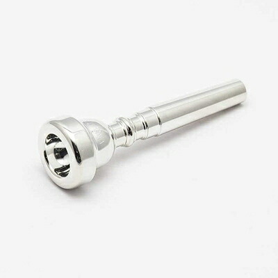 【新古品】 バック トランペット マウスピース 5C 銀メッキ仕上げ