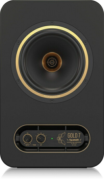 【中古】（新古品） Tannoy ニアフィールドモニタースピーカー 6.5inDual-Concentric(同軸)１番ウッド積み上げる 300W活動的金棒引き GOLD 7(1本)
