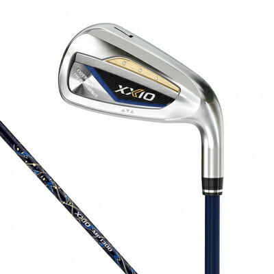 【新古品】 DUNLOP(ダンロップ) XXIO ゼクシオ サーティーン アイアンセット 5本 MP1300 シャフト カーボン メンズ 右 ネイビー 番手#: 6-9、PW フレックス:S