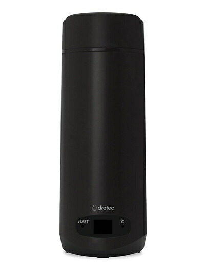 【中古】（新古品） ドリテック 沸かせる体温調節する役立つこと付き添い人壜｢沸かせる温調壜｣ 黒いこと PO-166BK