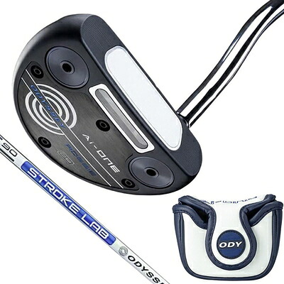 【新古品】 オデッセイ(ODYSSEY) 右用 パター AI-ONE ROSSIE ダブルベント (マレットタイプ STROKE LABシャフト SL90(スチール) 34インチ) スチール メンズ｜ベアホームズ