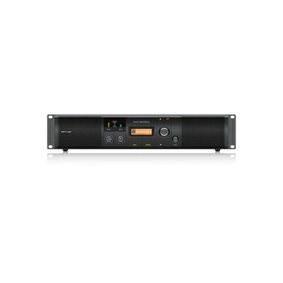 【中古】（新古品） Behringer パワーアンプ 最大2 x 500W クラスD設計 SmartSenseスピーカーインピーダンス補正 クロスオーバー搭載 NX1000D