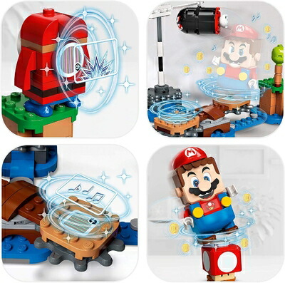【中古】（新古品） レゴ(LEGO) 百貨店マリオ マグナムキラー の ぐるぐる 立ちはだかる 71366