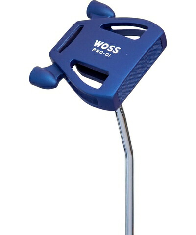 【新古品】 WOSS(ウォズ) GOLF PRO-01 パター 細蟹型 マレットパター マレットタイプ マレット型 黒いこと 米国海軍 ウォズ (米国海軍, 35in) クラブ-スポーツ・アウトドア-メンズクラブ