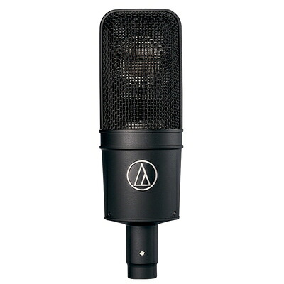 【新古品】 オーディオテクニカ AT4040 コンデンサーマイク XLR 1インチ大口径ダイアフラム / DCバイアス/単一指向性 / 80Hzローカットフィルタースイッチ / 10dBパッドスイッチ / 専用ショックマウント付属/トランスレス ブラック