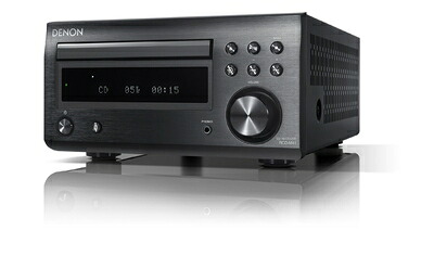 【中古】（新古品） デノン Denon RCD-M41 広広としたFM AM/FMラジオ受信機ラジオ受信機 ディスクリートアンプ積み上げる Bluetooth?相応う CD受信システム 黒いこと RCD-M41K