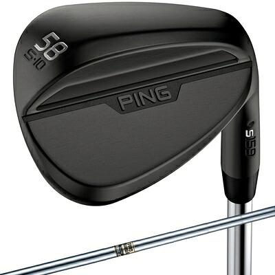 【中古】(新古品) ピン PING s159 Sグラインド ミッドナイト ウェッジ ダイナミックゴールド ウェッジ シャフト:ダイナミックゴールド 52度 12|ベアホームズ