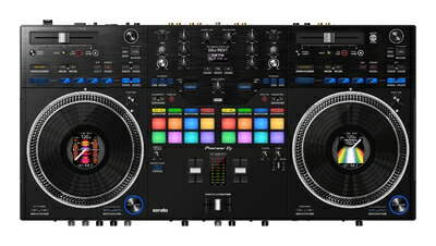 【中古】 Pioneer DJ Serato DJ Pro対応 スクラッチスタイル 2ch プロフェッショナル DJコントローラー DDJ-REV7 Black