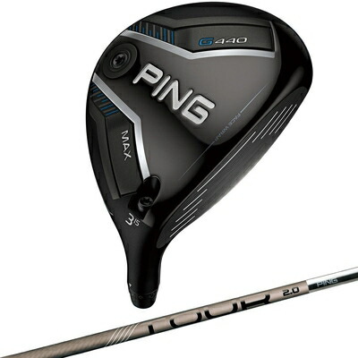 【中古】（新古品） ピン G440 MAX フェアウェイウッド PING TOUR 2.0 CHROME 65 右利き用 番手4番 FLEX-X