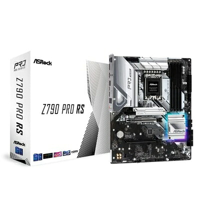 【中古】（新古品） ASRock マザーボード Z790 Pro RS Intel 第12世代 ・ 13世代 CPU ( LGA1700 )対応 Z790チップセット DDR5 ATX マザーボード 【品】｜ベアホームズ