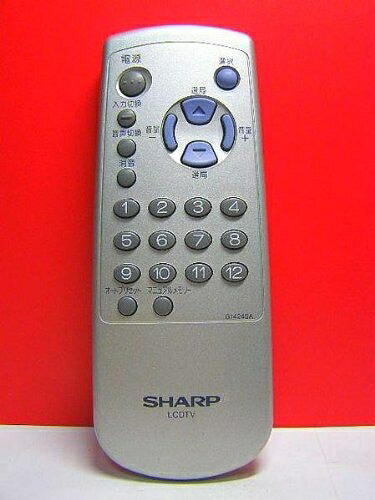 【中古】シャープ テレビリモコン G1424SA|ベアホームズ
