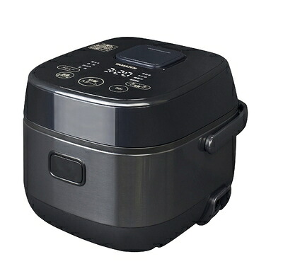 【中古】（新古品） [山善] 炊飯器 一人暮らし 5.5合 IH 二人暮らし 9種類炊き分け機能 IH式 炊飯器 低温調理 玄米 雑穀米 保温 予約機能 ブラック YJN-E101(B)｜ベアホームズ