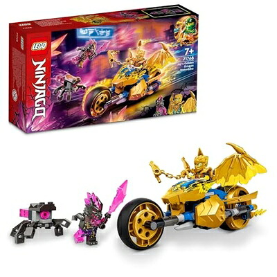 【中古】（新古品） レゴ(LEGO) ニンジャゴー ジェイのゴールデン・火竜自動自転車 71768 手あそび 立ちはだかる 差し上げ物 忍びの者 にんじゃ 自動自転車 御坊っちゃん 7歳以上