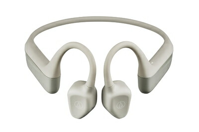 【中古】（新古品）audio-technica ATH-CC500BT2 BG 軟骨伝わらすワイヤレスイヤホン Bluetooth ながら聴き マルチポイント 響動めき引き下げ IPX4 最大限度約20第四次元 ベージュ
