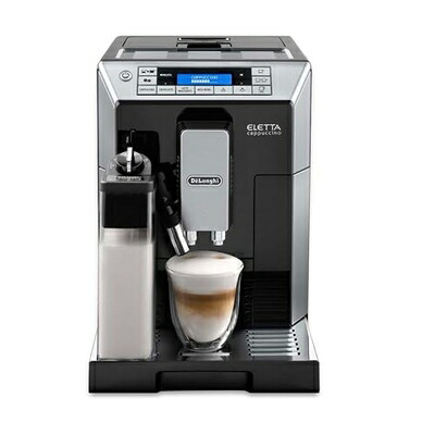 【中古】（新古品） De'Longhi (デロンギ) 全自動コーヒーマシン エレッタカプチーノトップ ECAM45760B コーヒーメーカー エスプレッソマシン 全13メニュー 7ミルクメニュー ラテクレマシステム カフェジャポーネ搭載 自動+手動フロッサー [ブラック] デロンギファ