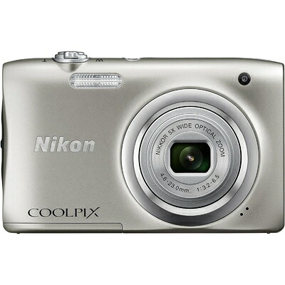 【中古】(新古品) Nikon デジタルカメラ COOLPIX A100 光学5倍 2005万画素 シルバー A100SL|ベアホームズ