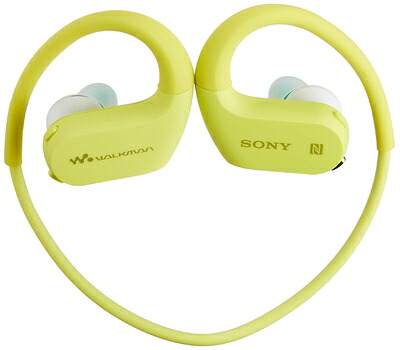 【中古】（新古品） ソニー ヘッドホン一体型ウォークマン Wシリーズ NW-WS623 : 4GB スポーツ用 MP3プレーヤー Bluetooth対応 防水/海水/防塵/耐寒熱性能搭載 外音取込み機能搭載 ライムグリーン NW-WS623 G