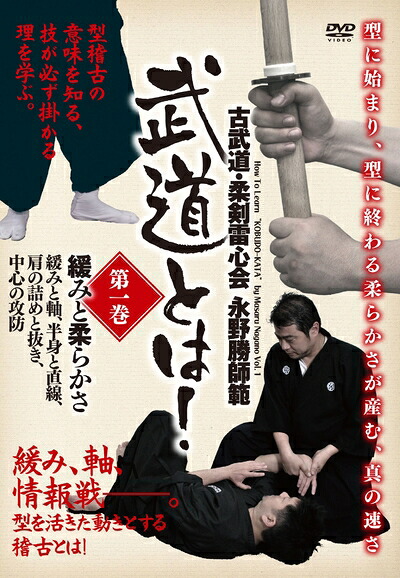 【中古】 古武道・柔剣雷心会 永野勝師範 武道とは! 第1巻 緩みと柔らかさ [DVD]｜ベアホームズ