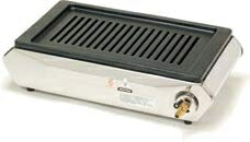 【中古】（新古品） タチバナテーブルコンロシリーズ/ビッグロースター平型（ステンレス）S-10SH【都市ガス12A/13A専用】 20,994円