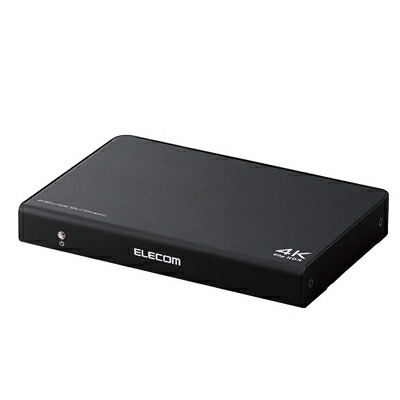 【中古】（新古品）エレコム HDMI分かち合う器 4K 60サイクル(18Gbps) 1インプット 4最終生産物 HDCP2.2相応う VSP-HDP14BK 黒いこと