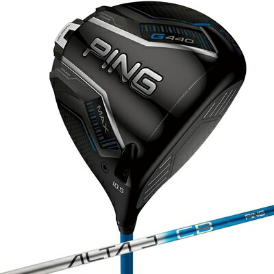 【中古】（新古品） ピン(PING) G440 MAX ゴルフ １番ウッド ALTA J CB BLUE 2025年青写真 メンズ S 9ﾟ