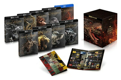 【中古】 ゲーム・オブ・スローンズ(第一章～最終章)4K ULTRA HD コンプリート・シリーズ(30枚組+ブルーレイ ボーナス・ディスク3枚付)[4K ULTRA HD + Blu-ray]｜ベアホームズ
