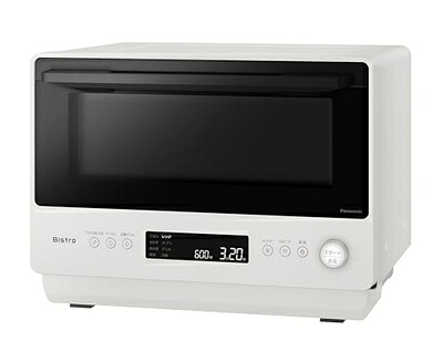 【中古】 パナソニック ビストロ オーブンレンジ 26L 赤外線センサー スピードあたため ホワイト NE-BS5C-W|ベアホームズ