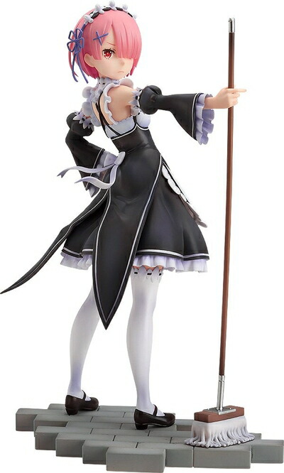【中古】（新古品） Re:ゼロから始める異世界生活 ラム 1/7スケール ABS&PVC製 塗装済み完成品フィギュア