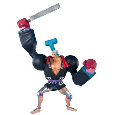 【中古】（新古品） TAMASHII NATIONS フィギュアーツZERO ONE PIECE フランキー(フラの介) 約220mm PVC&ABS製 塗装済み完成品フィギュア