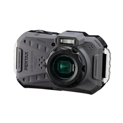 【中古】（新古品） ペンタックス PENTAX WG-1000 グレー 本格防水デジタルカメラ 15m防水 (連続1時間) 2m耐衝撃 防塵仕様 2153