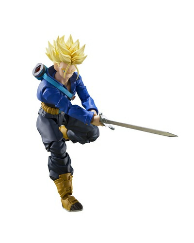 【中古】（新古品） TAMASHII NATIONS S.H.フィギュアーツ ドラゴンボールZ スーパーサイヤ人トランクス-未来から来た少年- 約140mm PVC&ABS製 塗装済み可動フィギュア