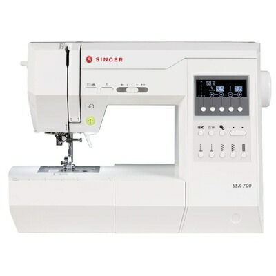 【中古】（新古品） SINGER シンガー コンピュータミシン ワイドテーブル付 フットコントローラー付 自動糸調子 自動糸切り SSX-700 54,060円