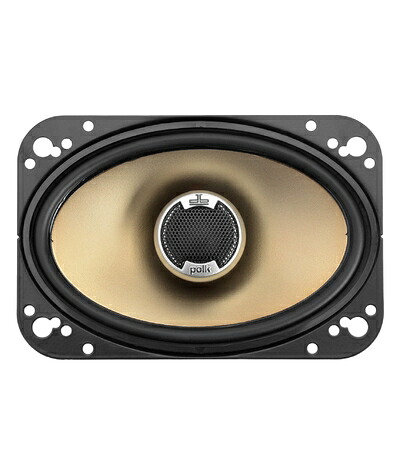 【中古】 Polk Audio DB461 4-by-6-Inch Coaxial Speakers (Pair, Black) by Polk Audio