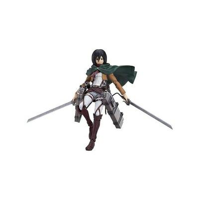 【中古】（新古品） figma 進撃の巨人 ミカサ・アッカーマン (ノンスケール ABS&PVC 塗装済み可動フィギュア)