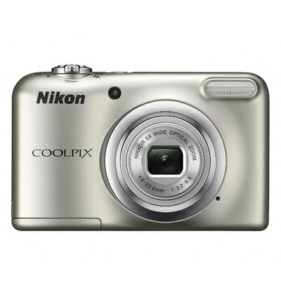 【中古】（新古品） Nikon デジタル写真機 COOLPIX A10 しろがね色 光学5倍望遠レンズ 1614万絵素 【蓄電池印字機】 A10SL