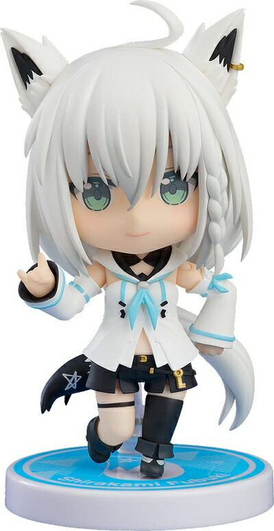 【中古】（新古品） トイテックd.T.C(Toytec Digital Technology Center) ねんどろいど ホロライブプロダクション 白上フブキ ノンスケール プラスチック製 塗装済み可動フィギュア 再販分