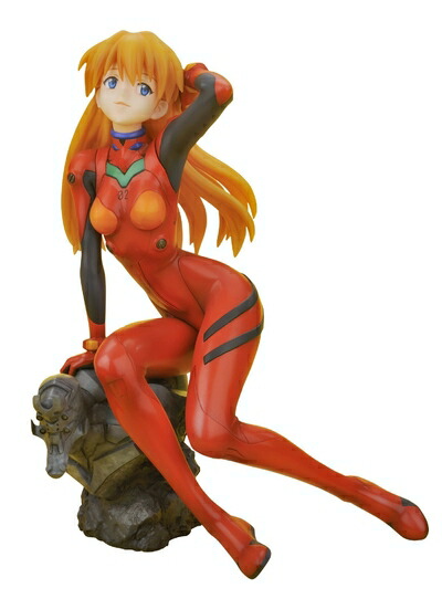 【中古】（新古品） コトブキヤ ヱヴァンゲリヲン新劇場版 式波・アスカ・ラングレー プラグスーツVer. 1/6スケールPVC塗装済み完成品
